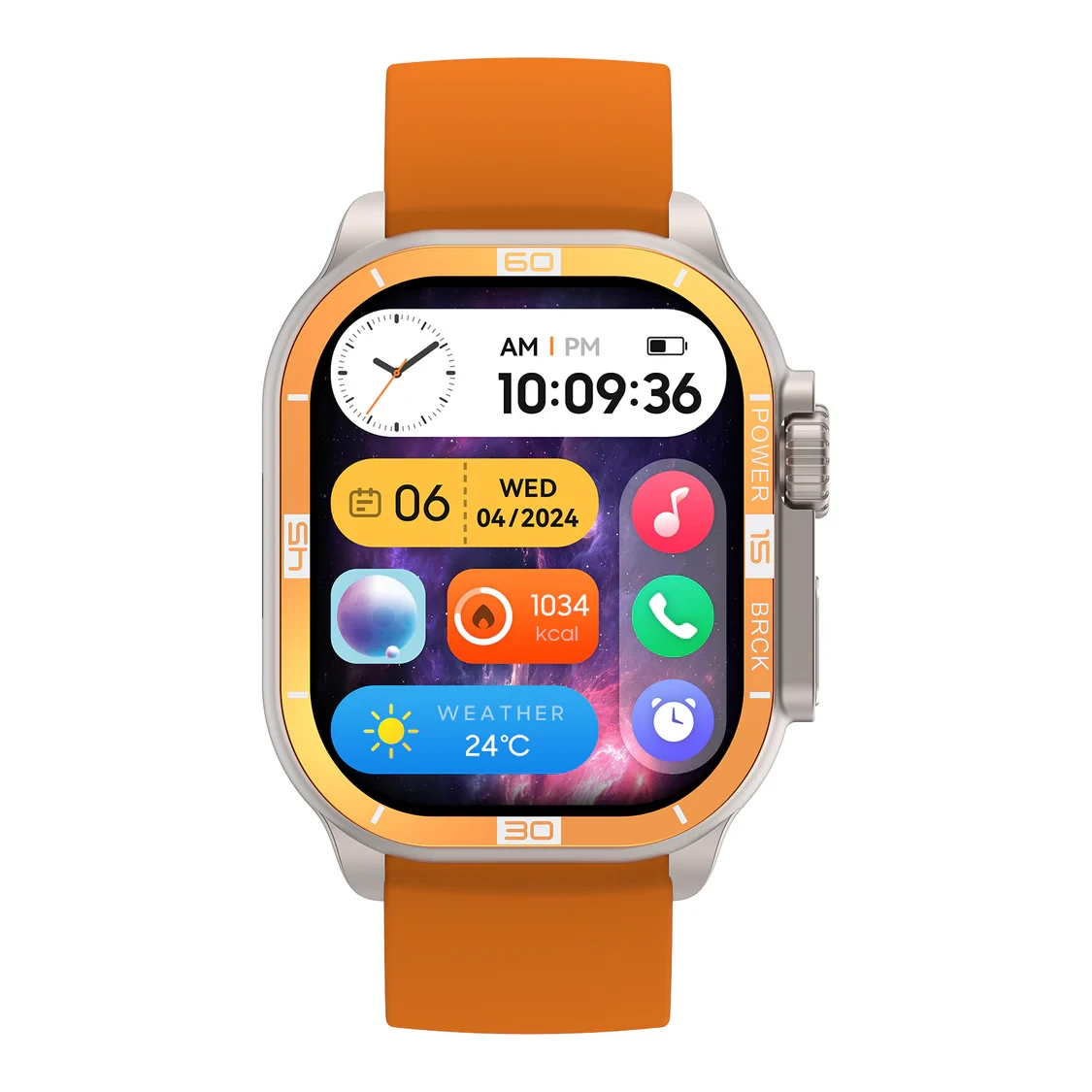 Blisbond Senor AMOLED Display Bluetooth Calling Smart Watch